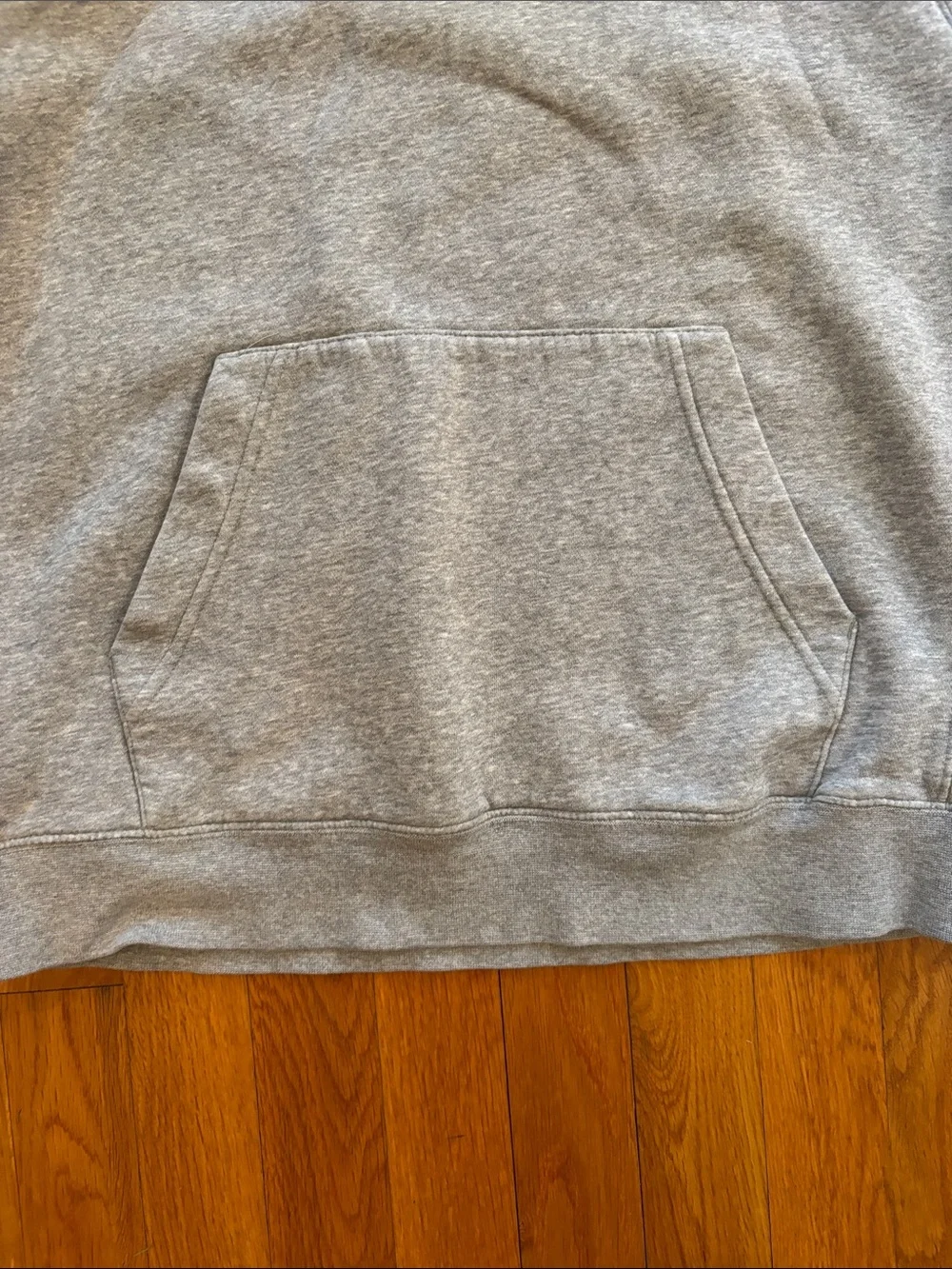 Nike Gray Pullover Hoodie with White Logo